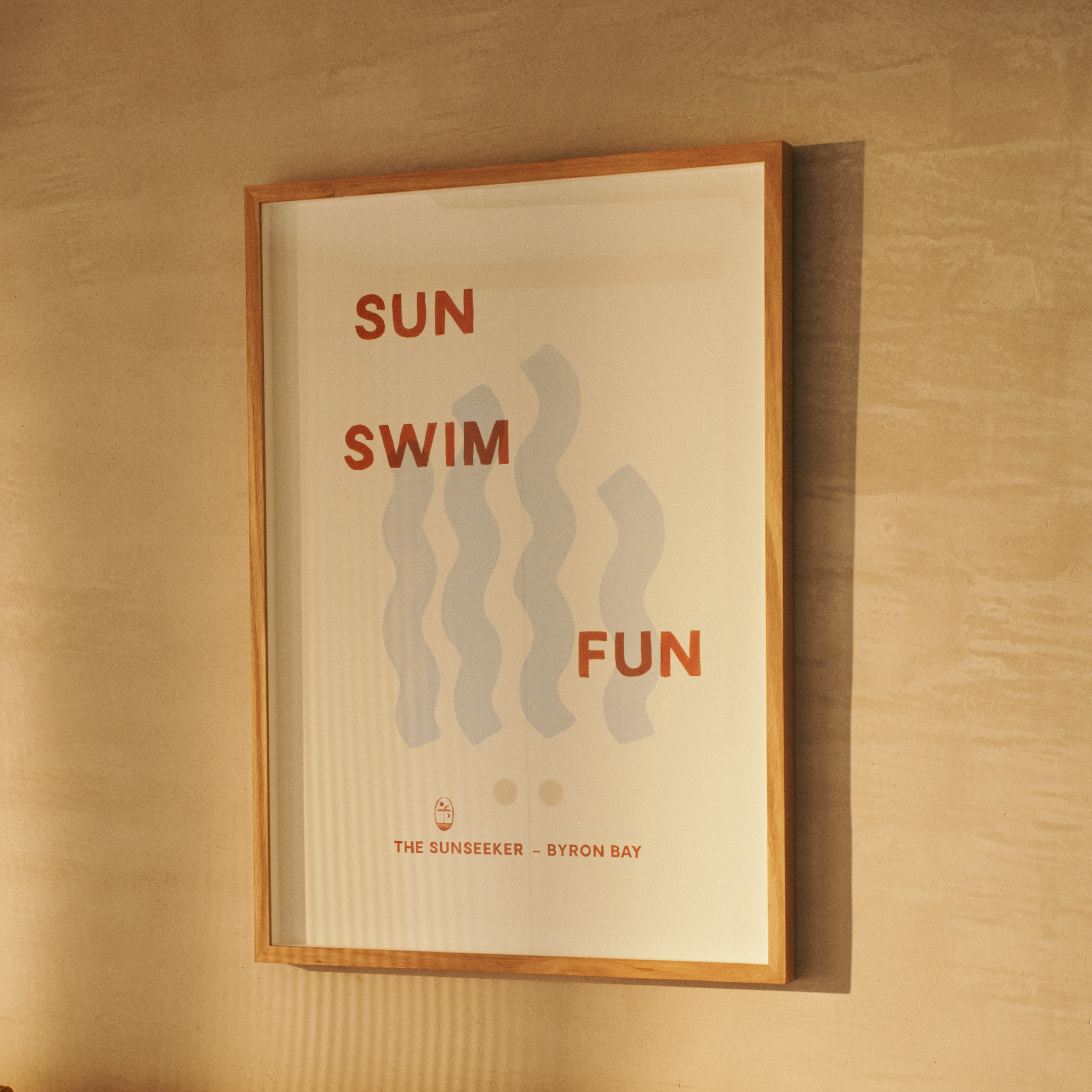 The Sunseeker Travel Poster Series - Where the Water Sparkles