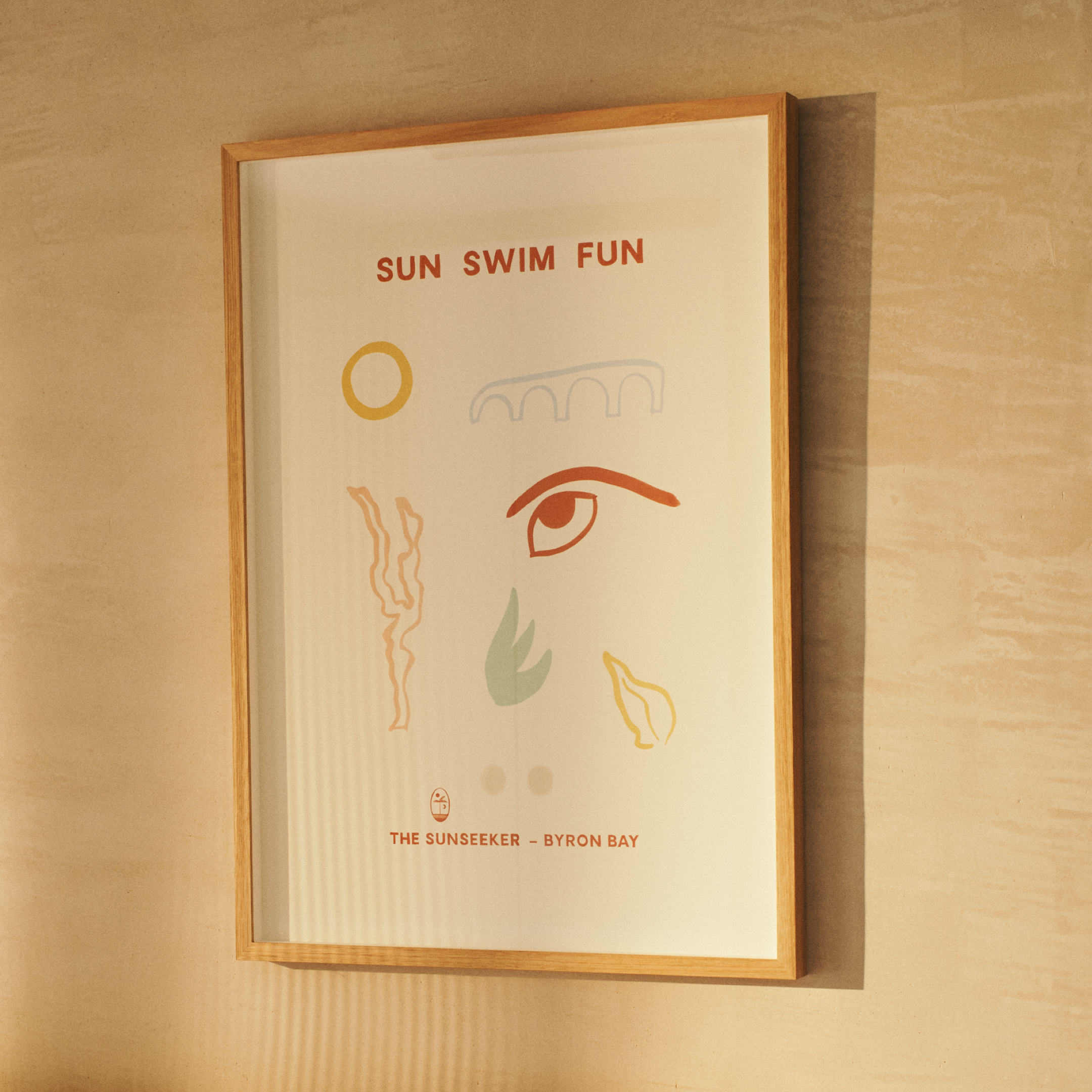 The Sunseeker Travel Poster Series - Where the Days are Slow and Smooth
