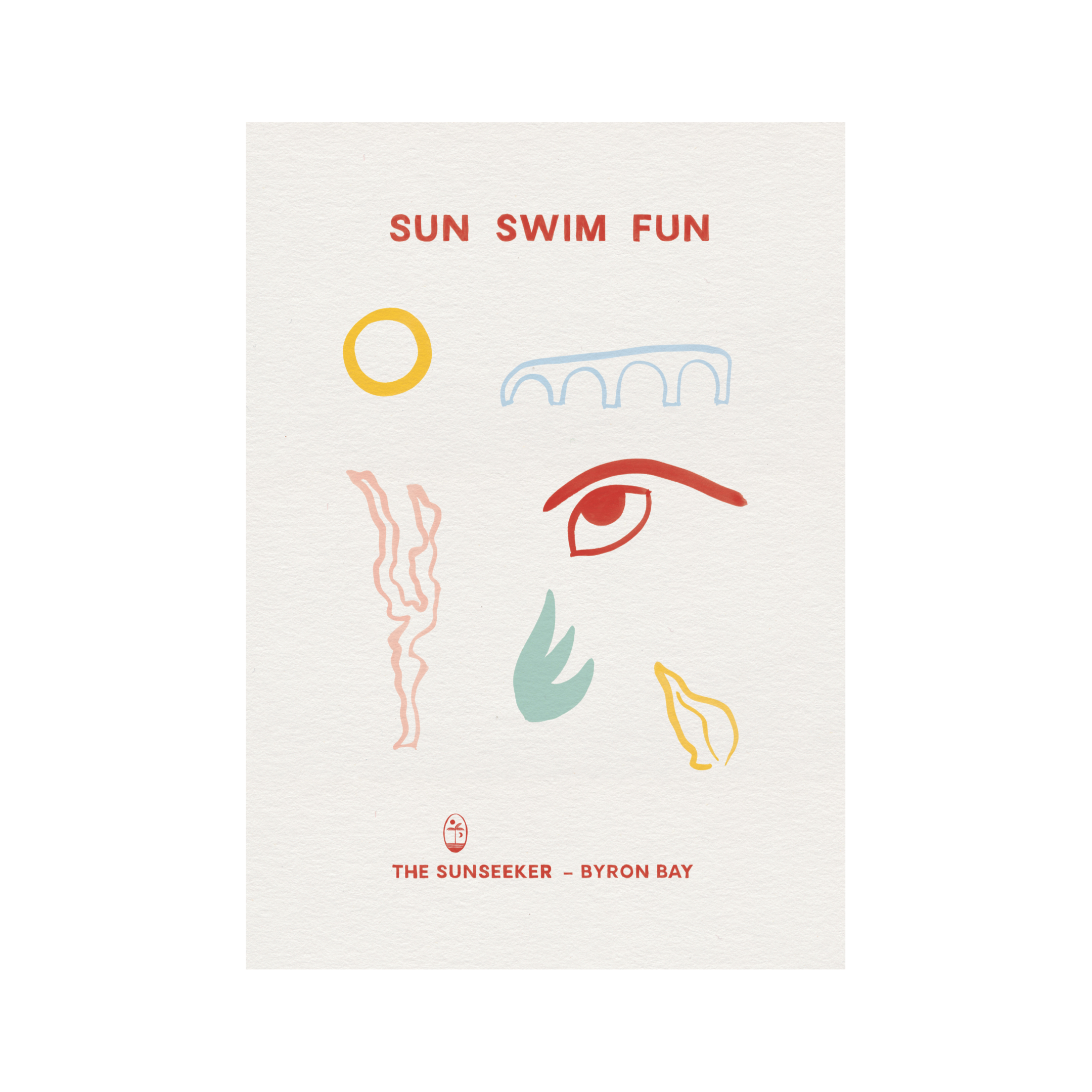 The Sunseeker Travel Poster Series - Where the Days are Slow and Smooth