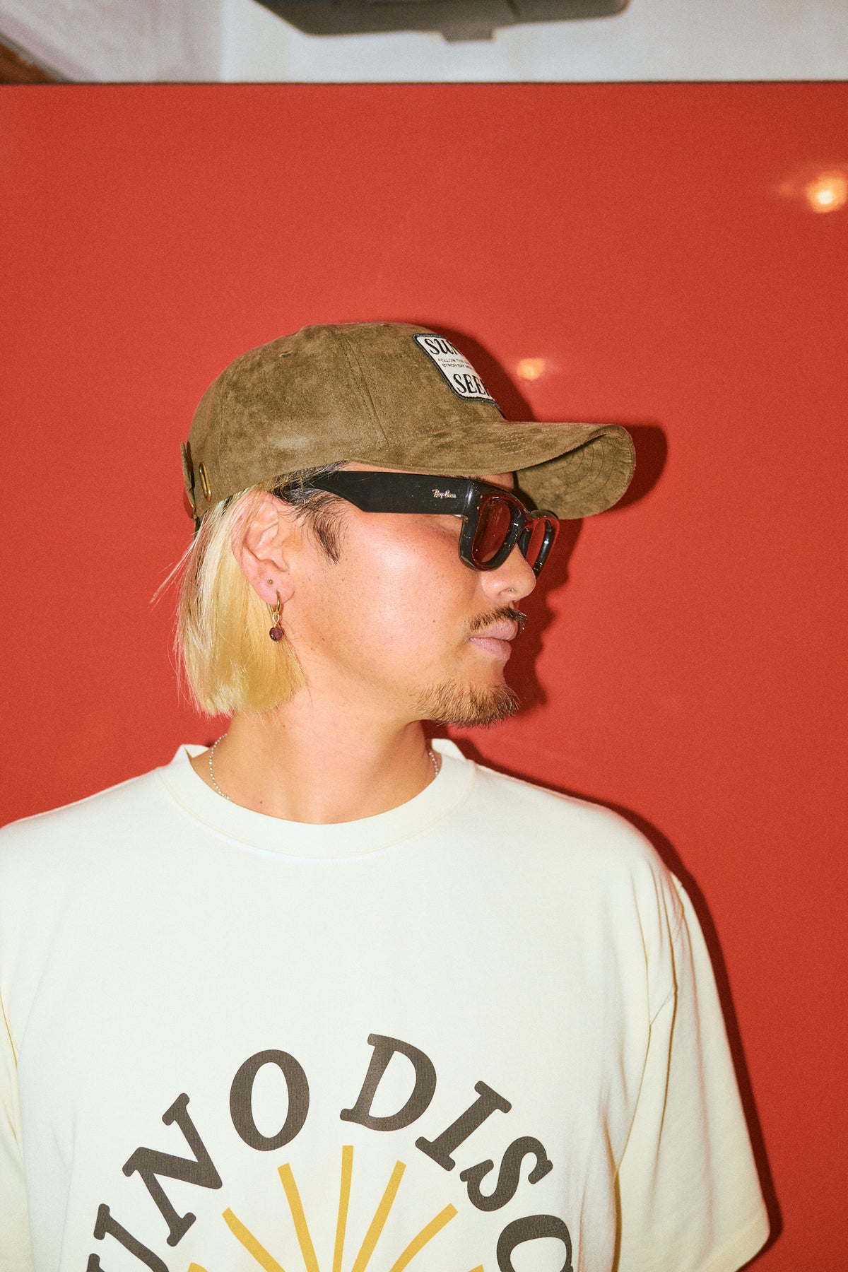 Green Suede Cap