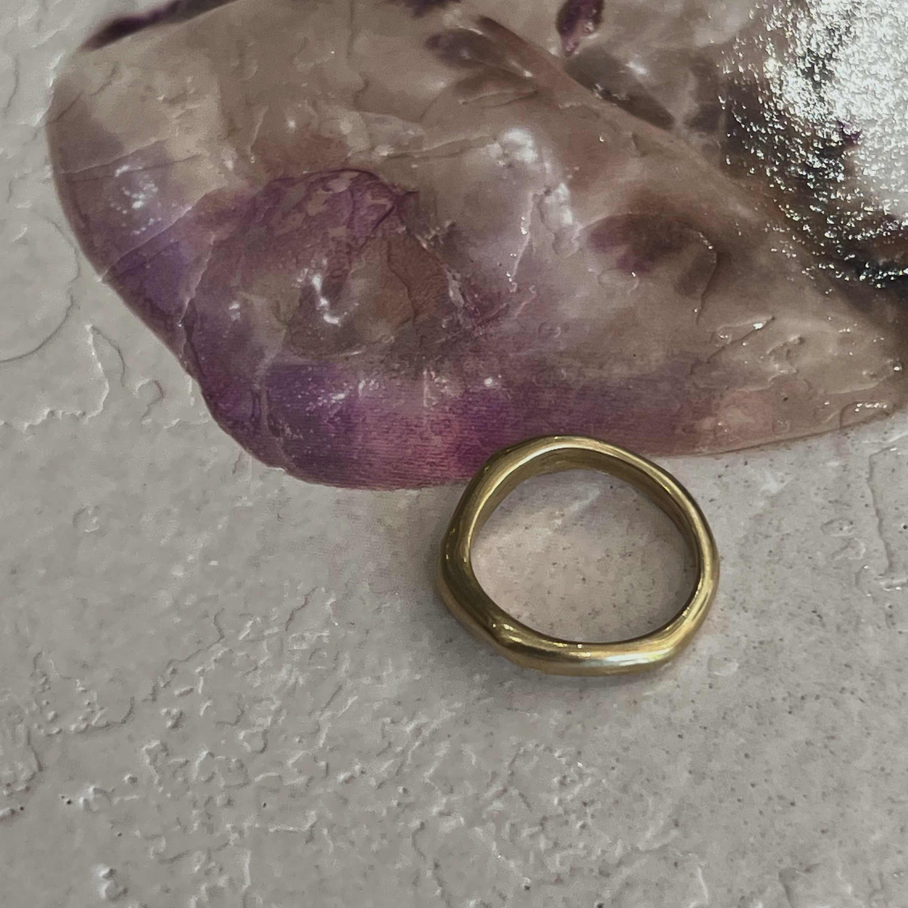 Flow Ring - Brass
