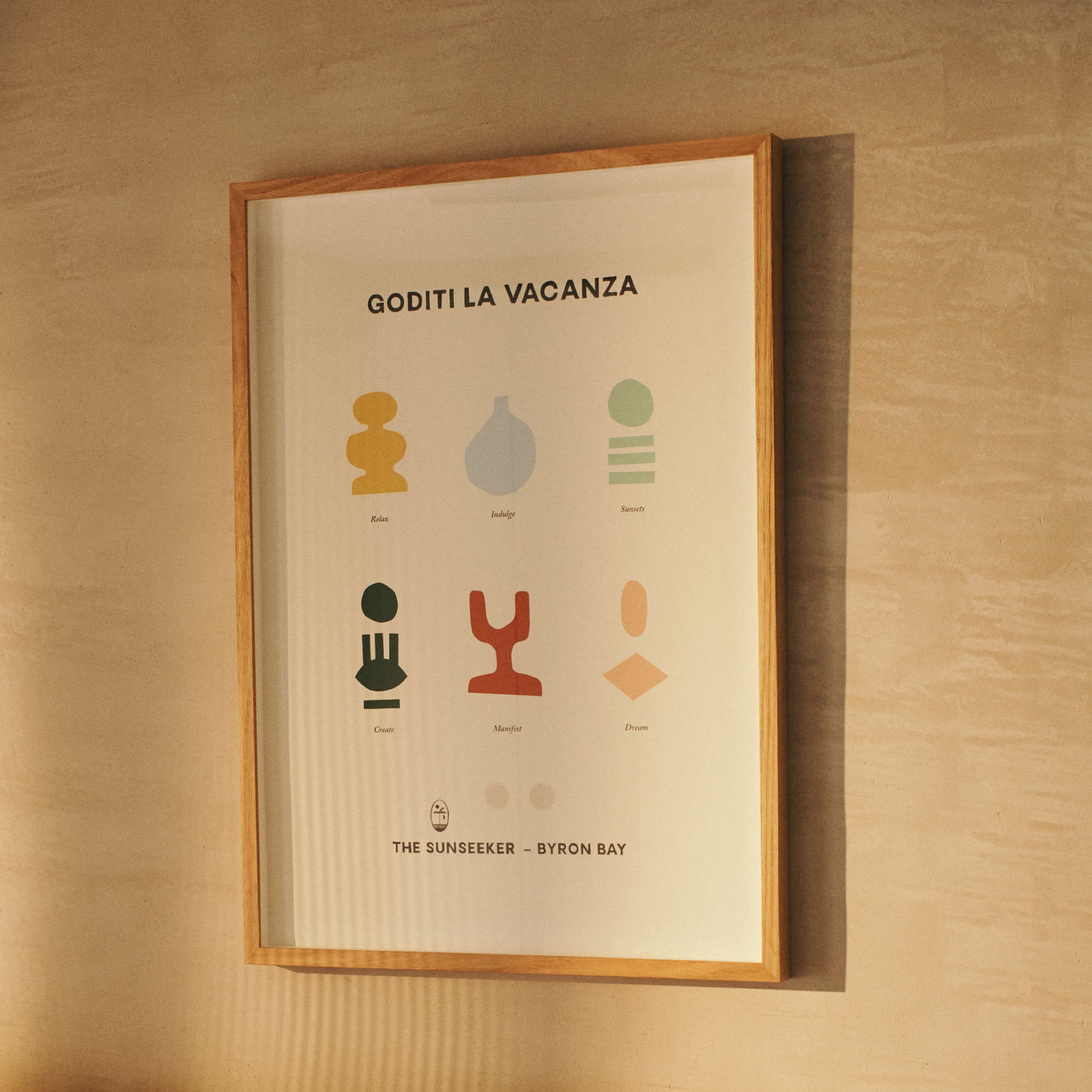 The Sunseeker Travel Poster Series - Iconography of The Sunseeker